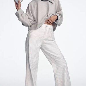 NWT Good American  Good Ease Relaxed with Rhinestone Women 6